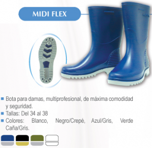 BOTAS DE PVC MODELO MIDIFLEX POLISOHES